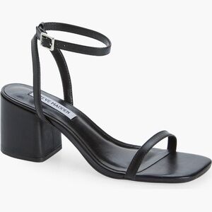 Steve Madden Black Block Heel Sandals